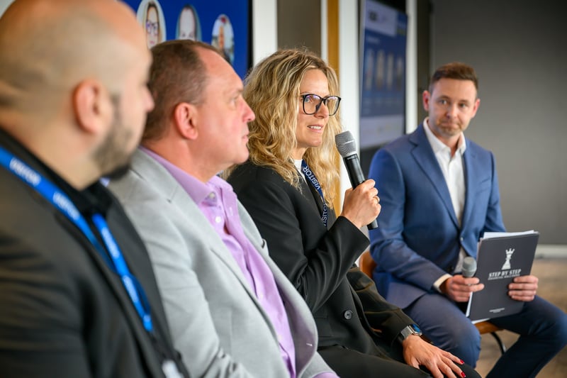 Professional Business Events in London PBLINK - Edyta Krakowiak, Marek Suchocki, Dany Gomez