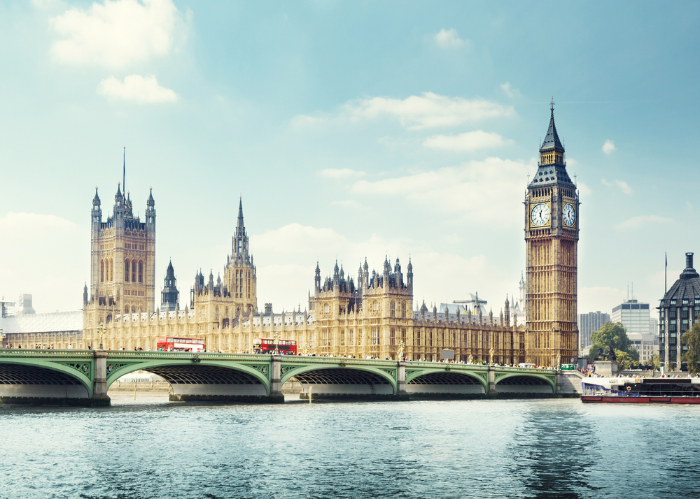 Big Ben in sunny day, London-1